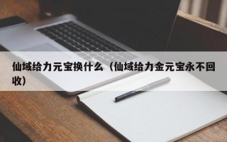 仙域给力元宝换什么（仙域给力金元宝永不回收）