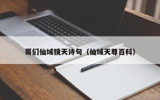 哥们仙域镜天诗句（仙域天尊百科）